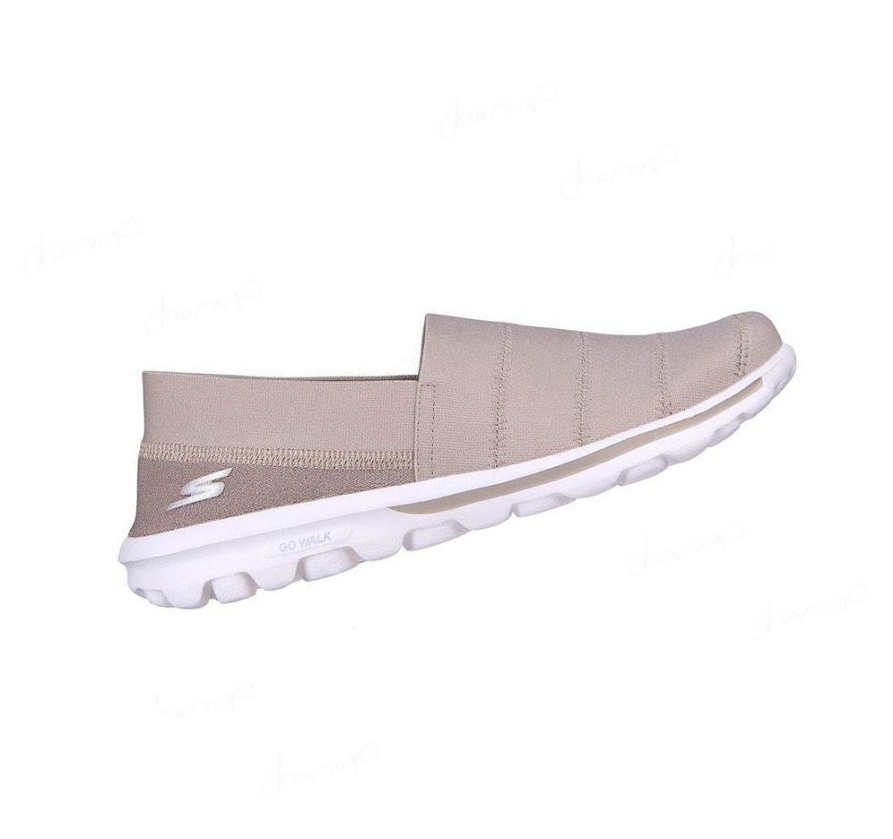 Zapatillas Para Caminar Skechers GO WALK Classic - Gracious Joy Mujer Gris Marrones | IT38B_AR