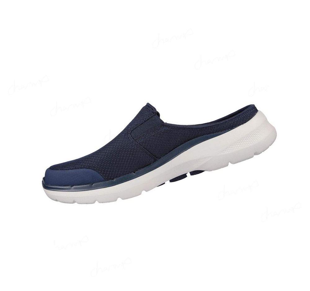 Zapatillas Para Caminar Skechers GO WALK 6 - Cabrio Hombre Azul Marino | T93TA_AR