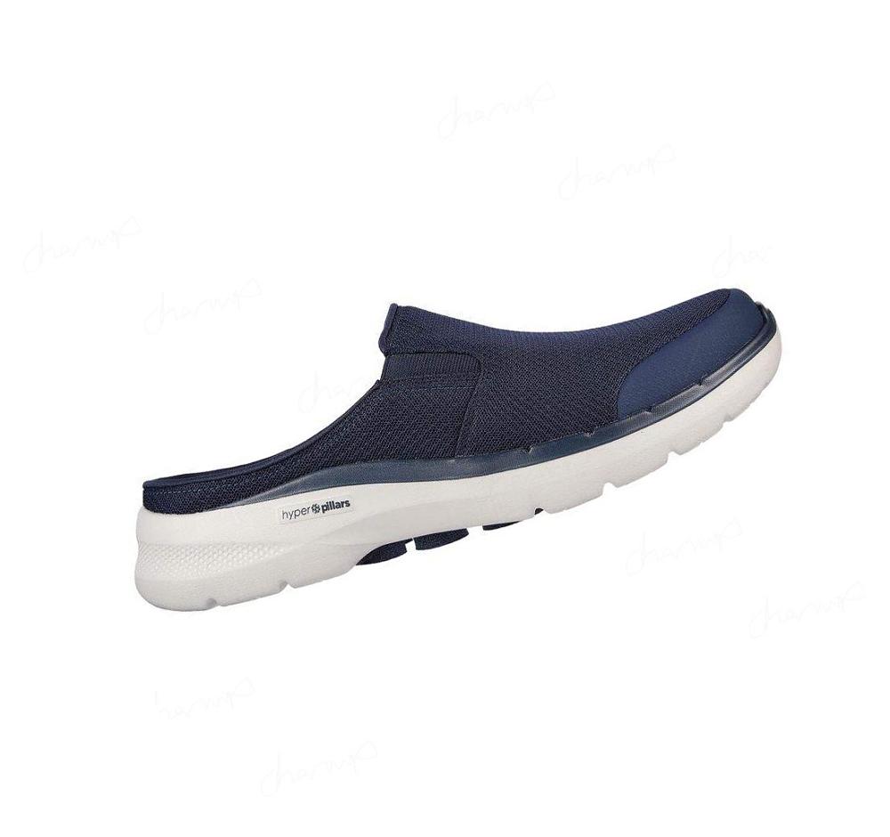 Zapatillas Para Caminar Skechers GO WALK 6 - Cabrio Hombre Azul Marino | T93TA_AR