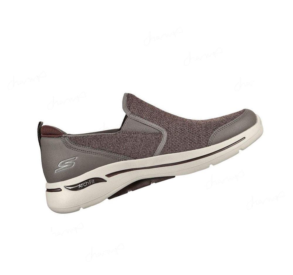 Zapatillas Para Caminar Skechers GO WALK Arch Fit - Goodman Hombre Marrones | TT50K_AR