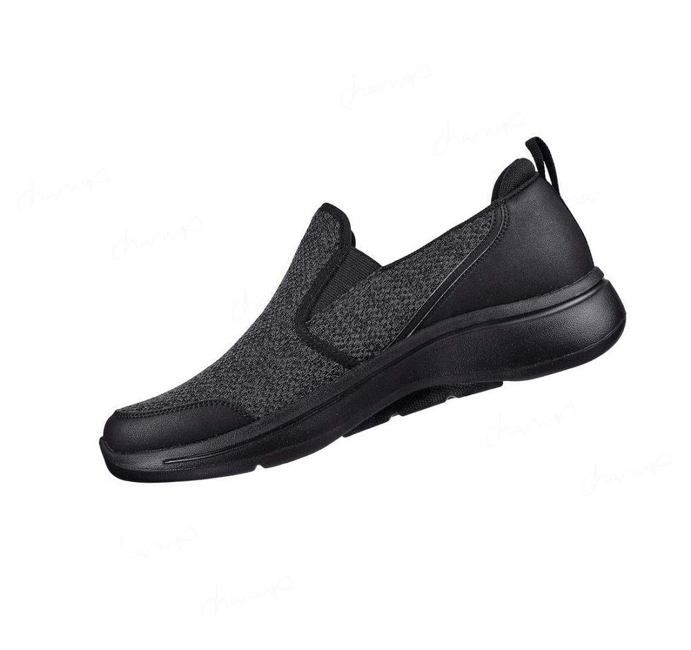 Zapatillas Para Caminar Skechers GO WALK Arch Fit - Goodman Hombre Negras | TT62L_AR