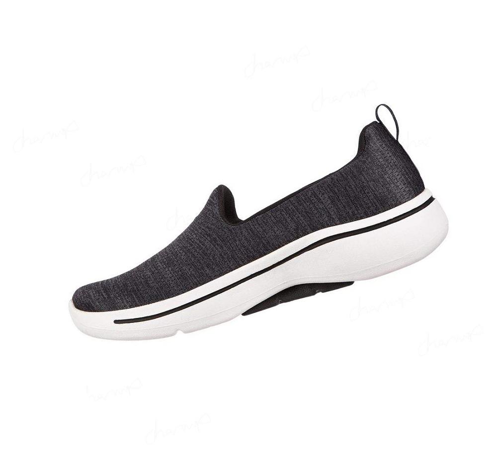 Zapatillas Para Caminar Skechers GOwalk Arch Fit - Unlimited Time Mujer Negras Blancas | 52TAB_AR