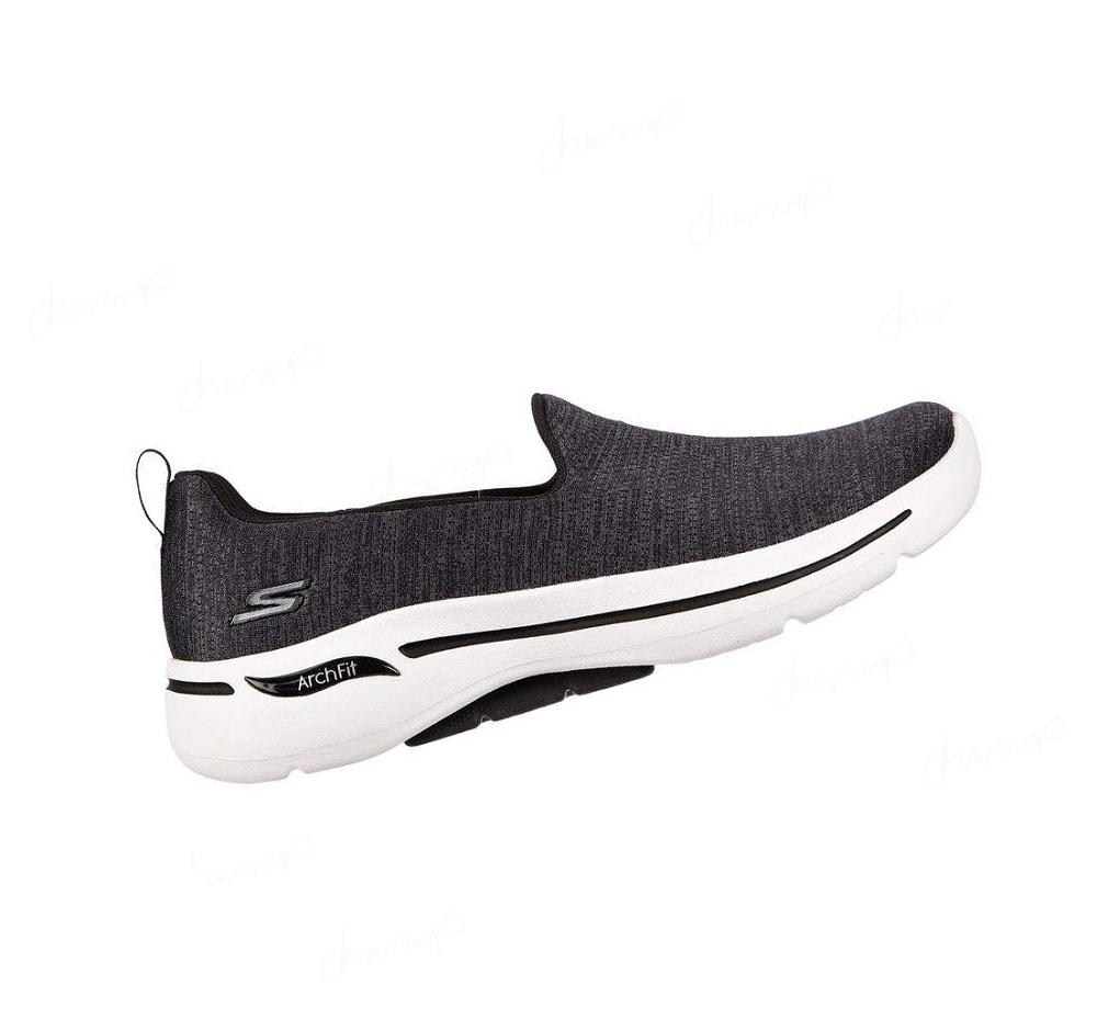 Zapatillas Para Caminar Skechers GOwalk Arch Fit - Unlimited Time Mujer Negras Blancas | 52TAB_AR