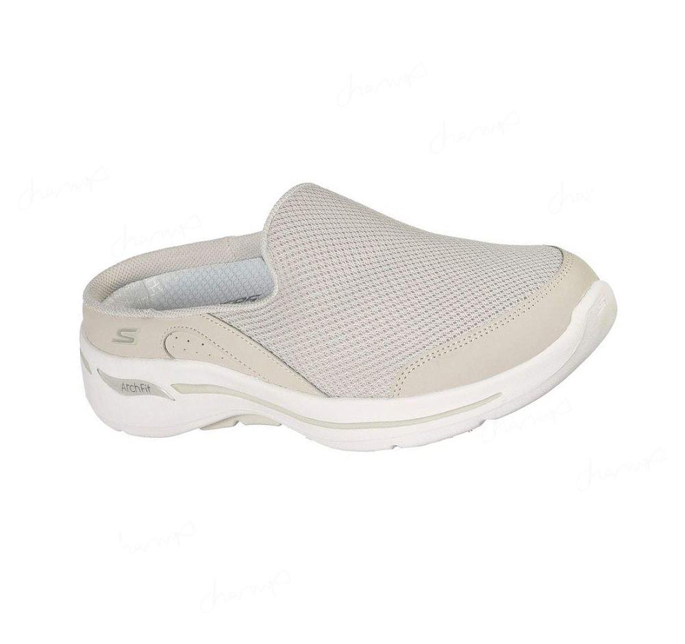 Zapatillas Para Caminar Skechers GOwalk Arch Fit - Seven Seas Mujer Gris Marrones | 55130_AR