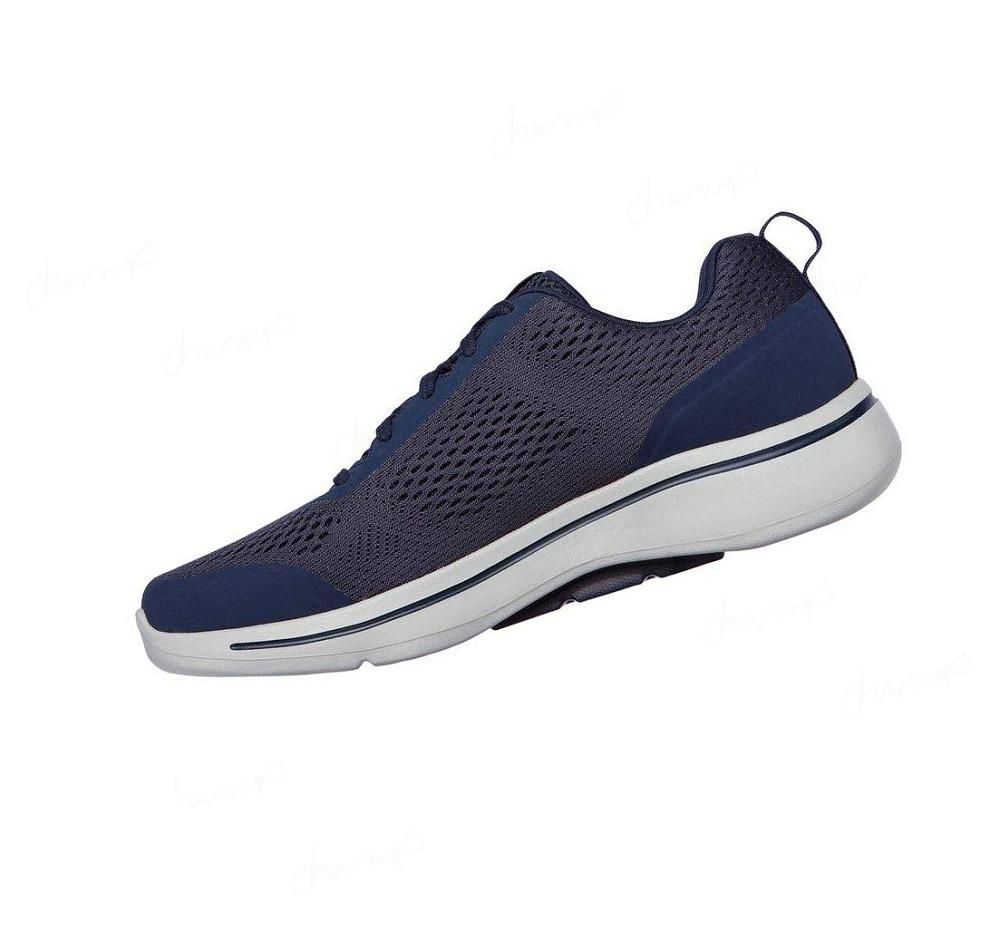 Zapatillas Para Caminar Skechers GOwalk Arch Fit - Idyllic Hombre Azul Marino Doradas | 551AK_AR