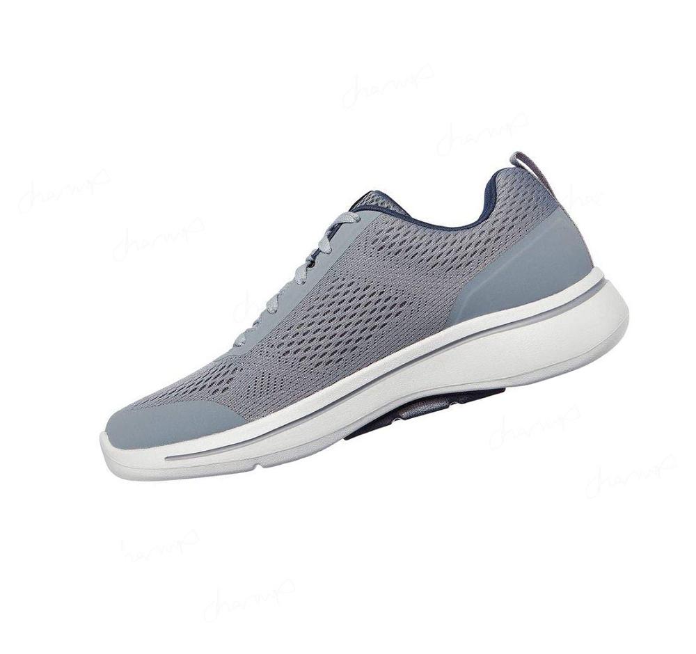 Zapatillas Para Caminar Skechers GOwalk Arch Fit - Idyllic Hombre Gris Azul Marino | 55258_AR