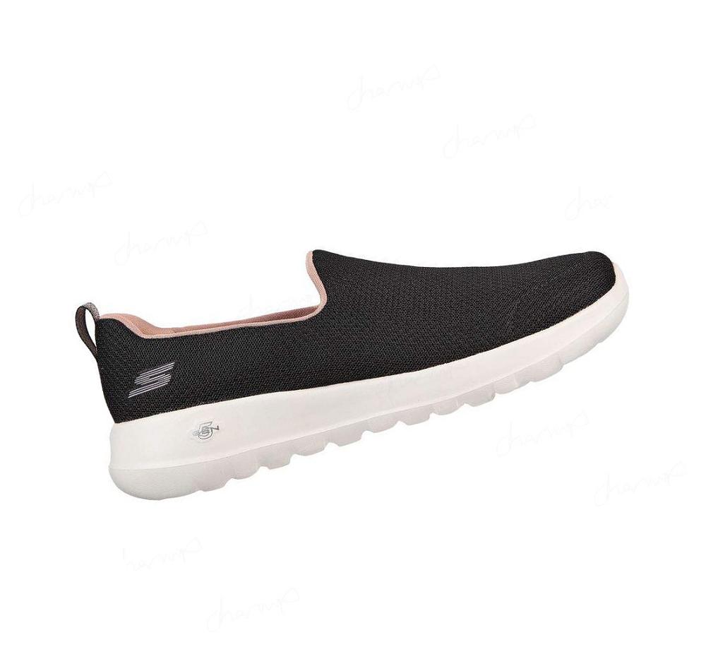 Zapatillas Para Caminar Skechers GOwalk Joy - Danil Mujer Negras Rosas | 5538A_AR