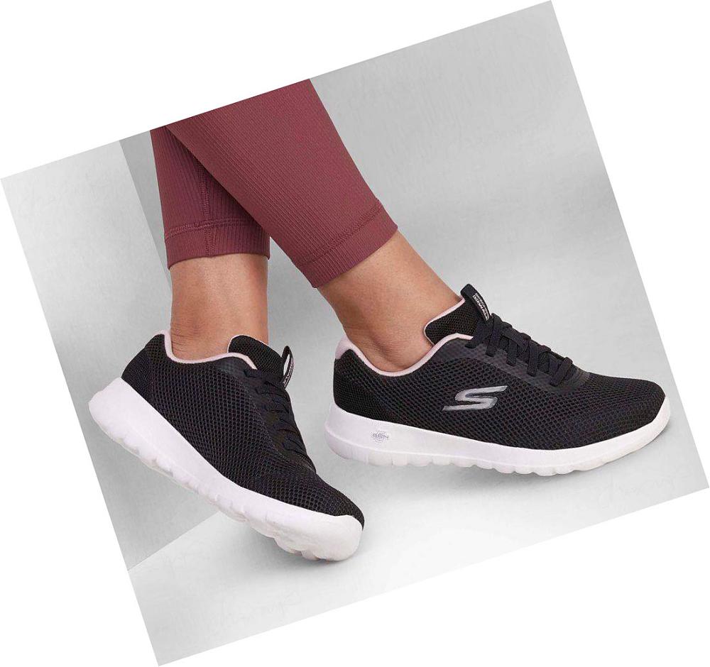 Zapatillas Para Caminar Skechers GOwalk Joy - Light Motion Mujer Negras Rosas | 5563Q_AR