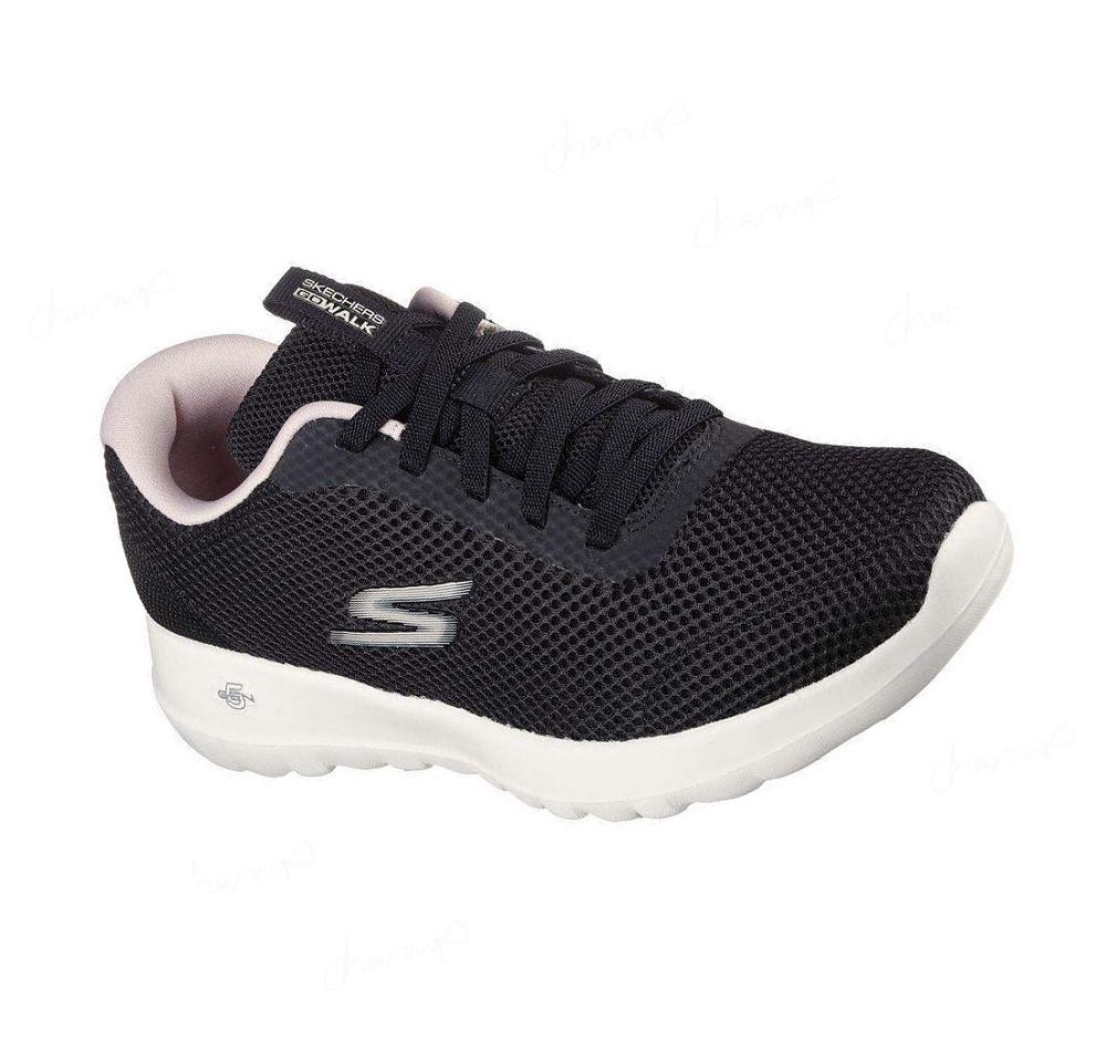 Zapatillas Para Caminar Skechers GOwalk Joy - Light Motion Mujer Negras Rosas | 5563Q_AR