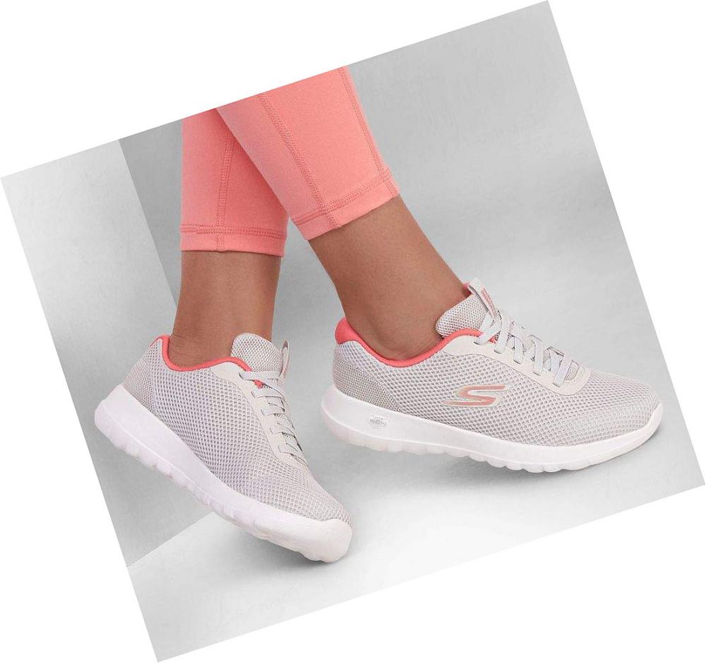 Zapatillas Para Caminar Skechers GOwalk Joy - Light Motion Mujer Blancas Rosas | 5638B_AR