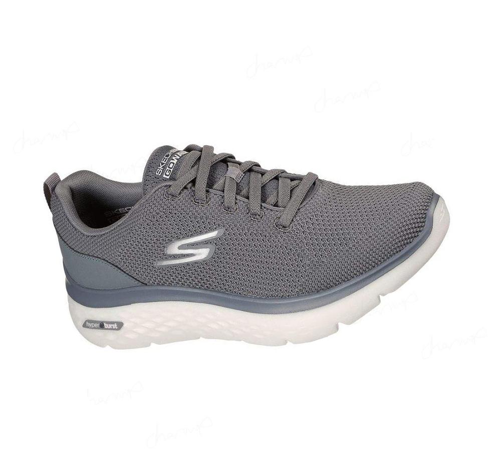 Zapatillas Para Caminar Skechers GOwalk Hyper Burst - Nanocore Hombre Gris | 5950B_AR