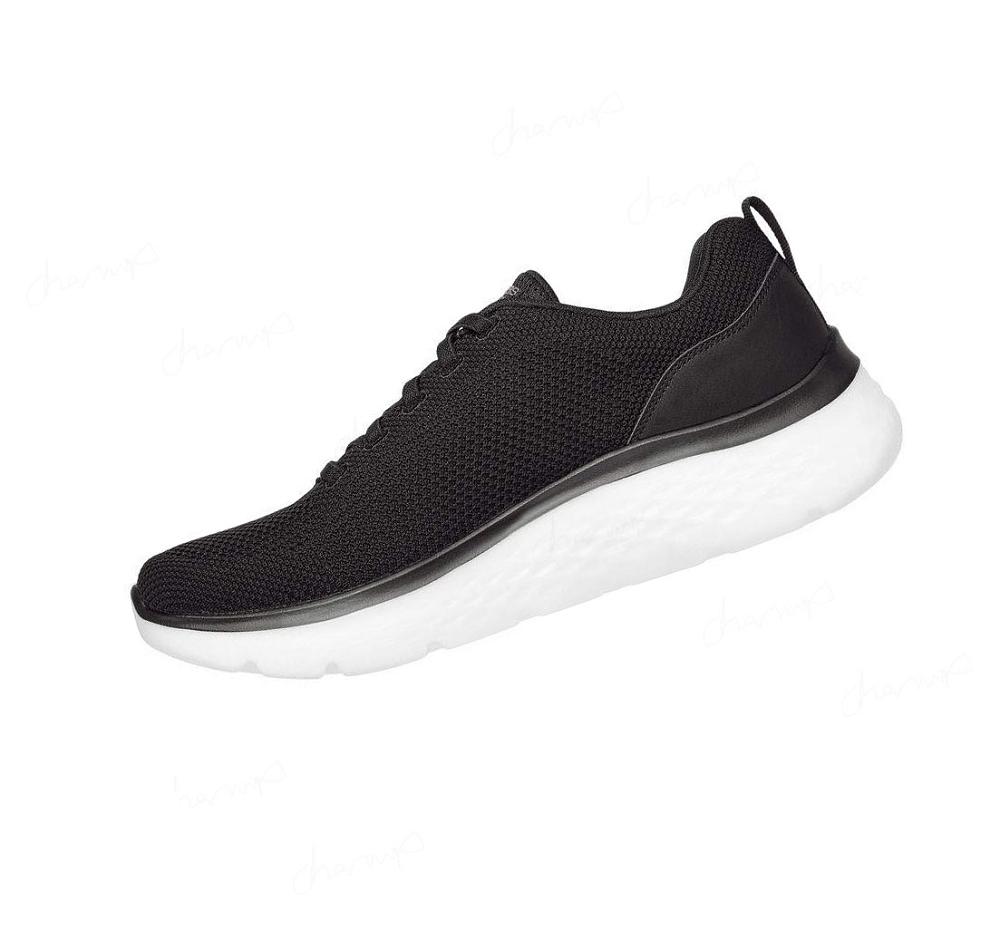 Zapatillas Para Caminar Skechers GOwalk Hyper Burst - Nanocore Hombre Negras Blancas | 5962L_AR