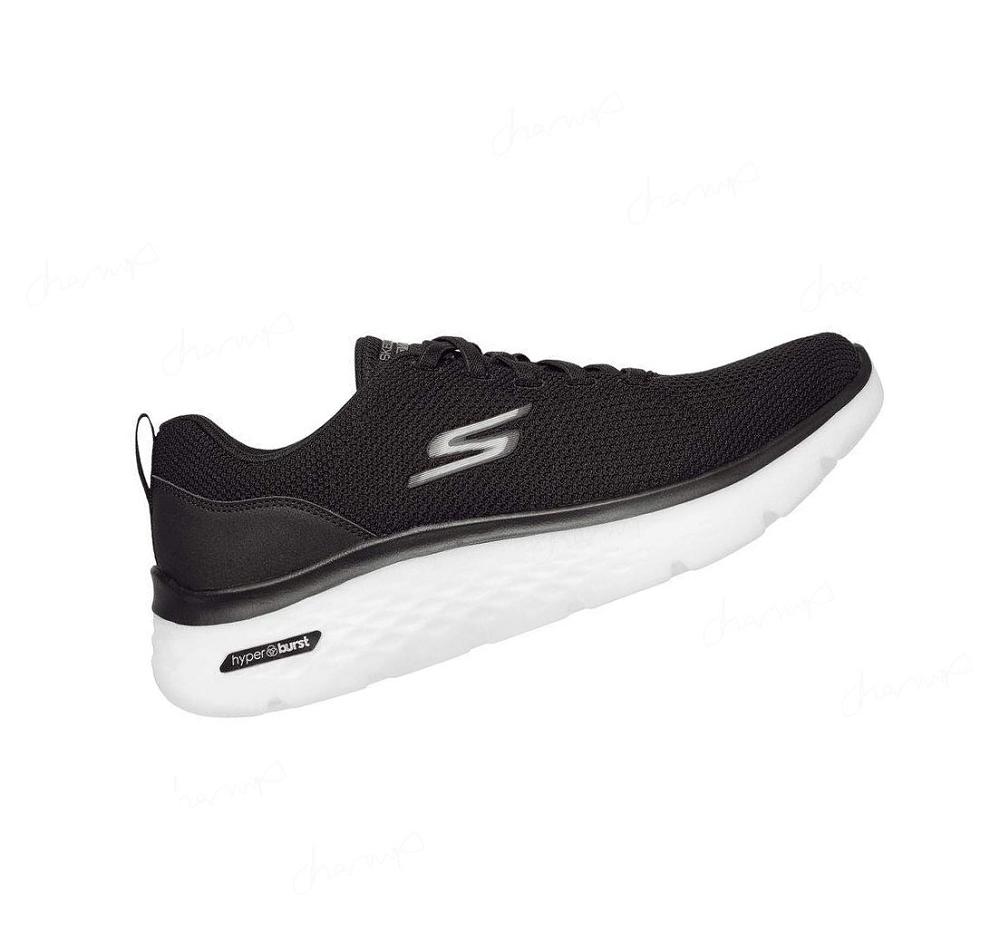 Zapatillas Para Caminar Skechers GOwalk Hyper Burst - Nanocore Hombre Negras Blancas | 5962L_AR