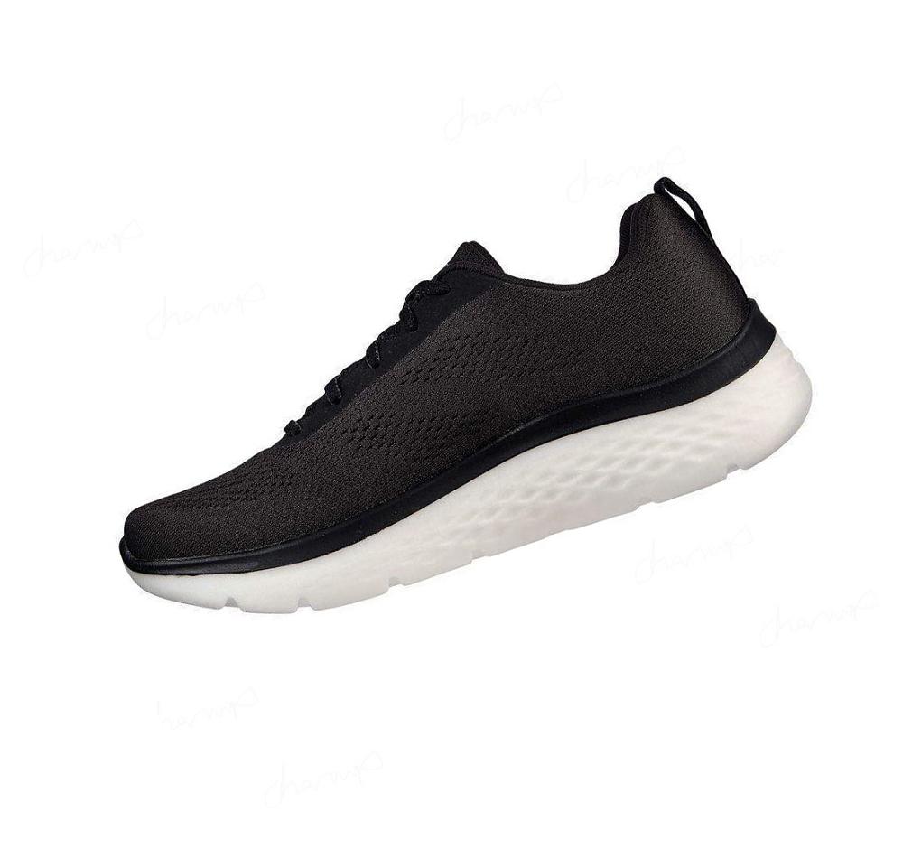 Zapatillas Para Caminar Skechers GOwalk Hyperburst Hombre Negras Blancas | 59T5G_AR