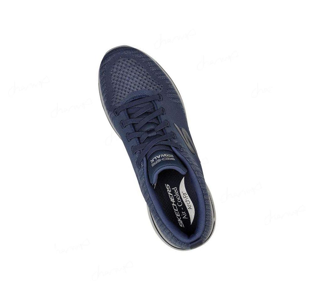 Zapatillas Para Caminar Skechers GOwalk Arch Fit - Grand Select Hombre Azul Marino | 5AT5B_AR