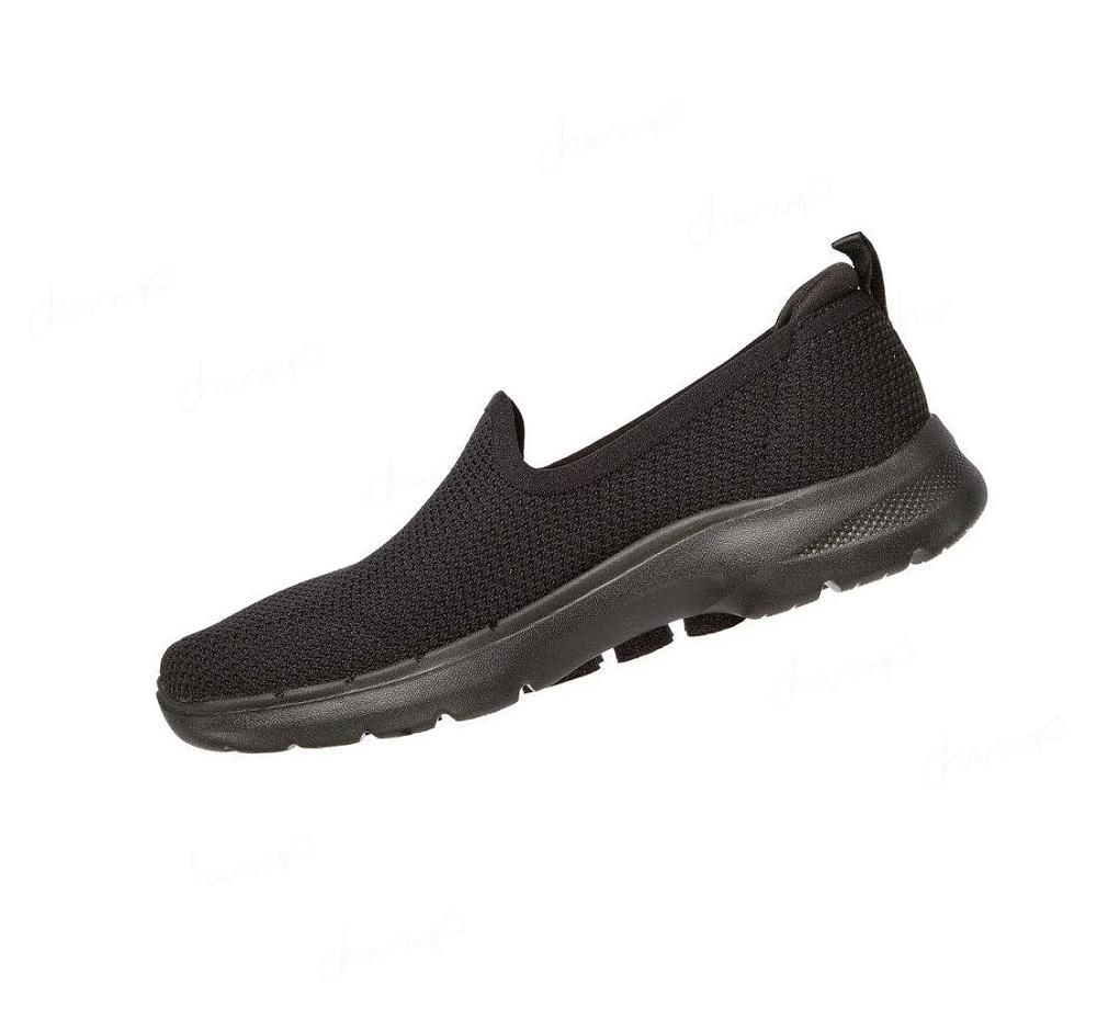 Zapatillas Para Caminar Skechers GOwalk 6 - Clear Virtue Mujer Negras | 63T3P_AR