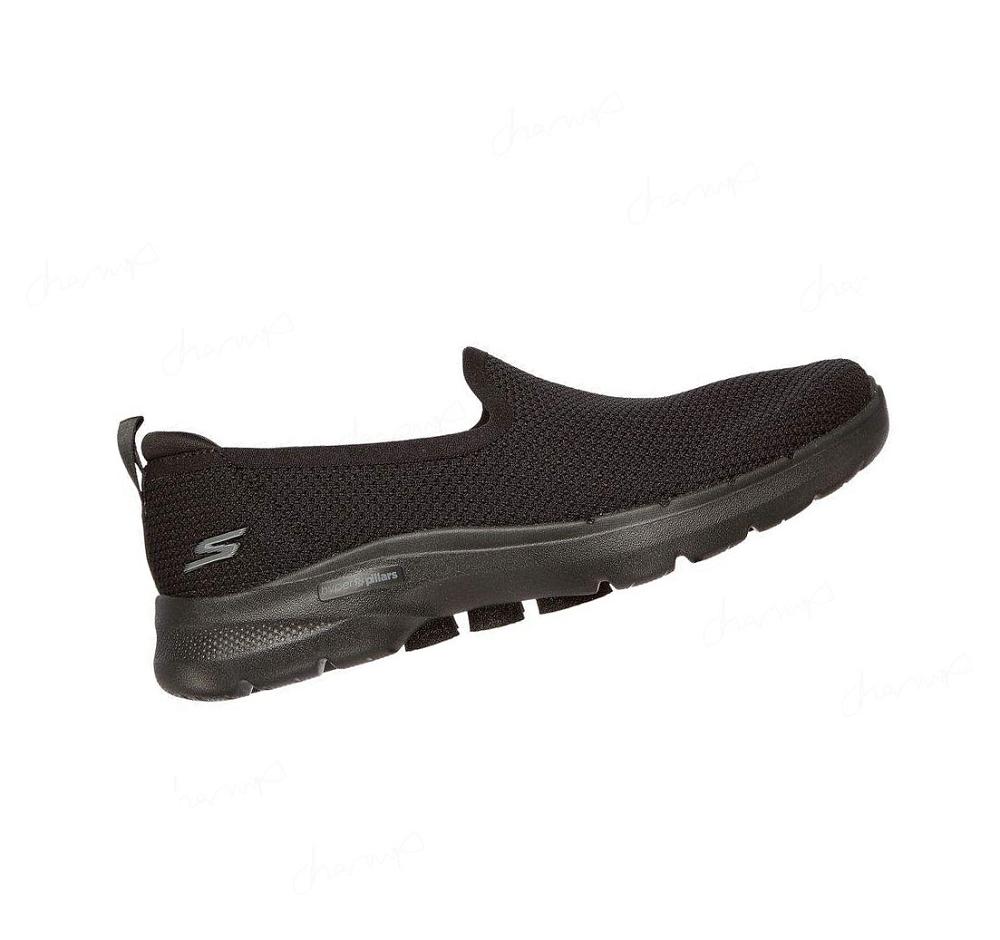 Zapatillas Para Caminar Skechers GOwalk 6 - Clear Virtue Mujer Negras | 63T3P_AR