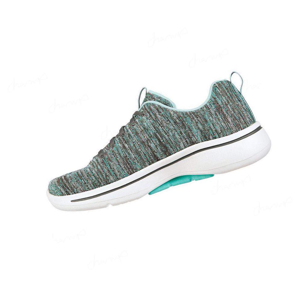 Zapatillas Para Caminar Skechers GOwalk Arch Fit - Glee Mujer Gris Turquesa | 6598R_AR