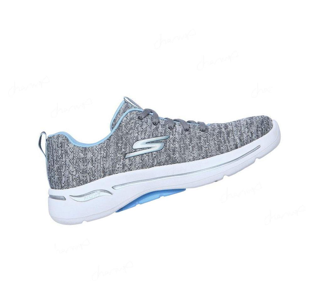 Zapatillas Para Caminar Skechers GOwalk Arch Fit - Glee Mujer Gris Azules Claro | 65T3G_AR