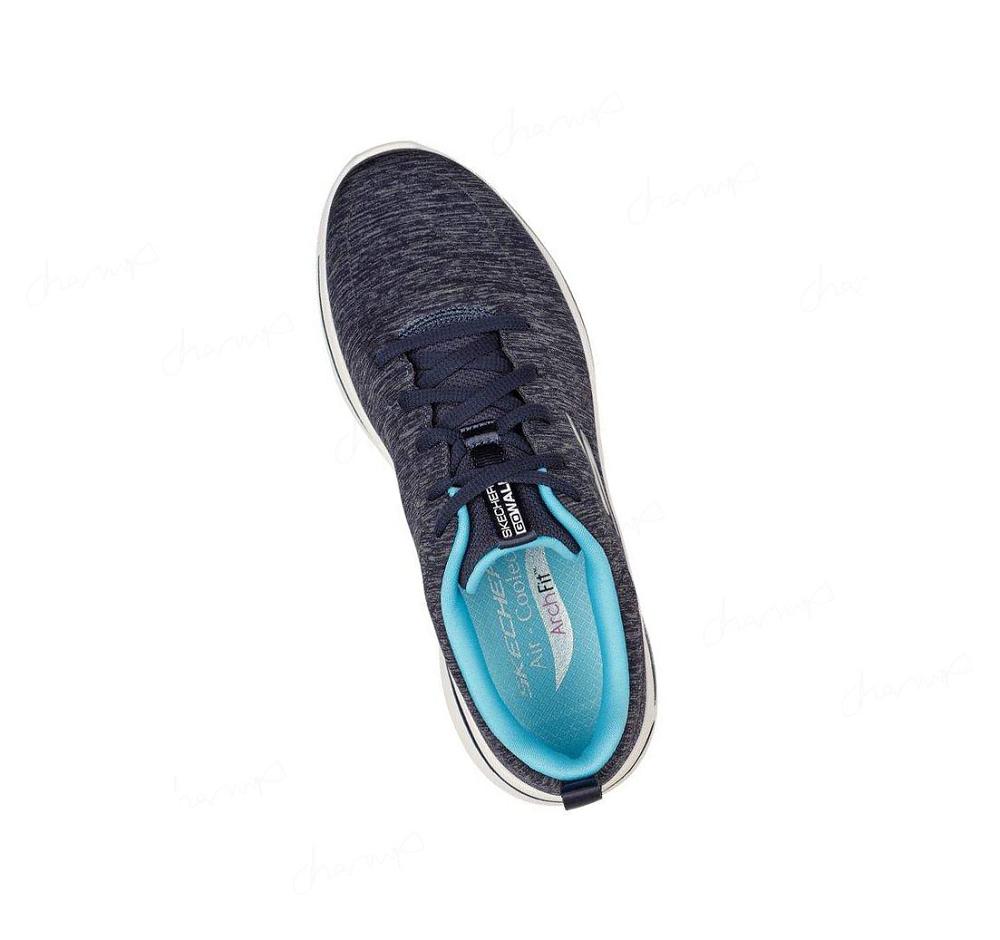 Zapatillas Para Caminar Skechers GOwalk Arch Fit - Moon Shadows Mujer Azul Marino | 6698C_AR