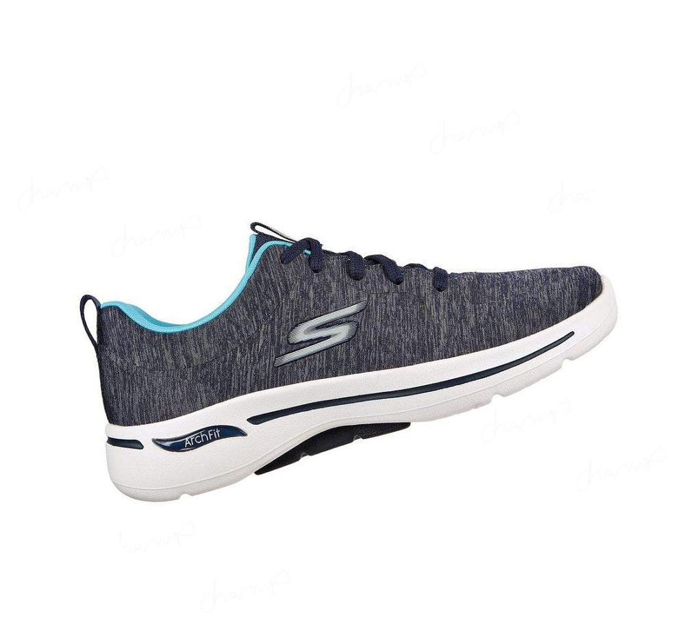 Zapatillas Para Caminar Skechers GOwalk Arch Fit - Moon Shadows Mujer Azul Marino | 6698C_AR