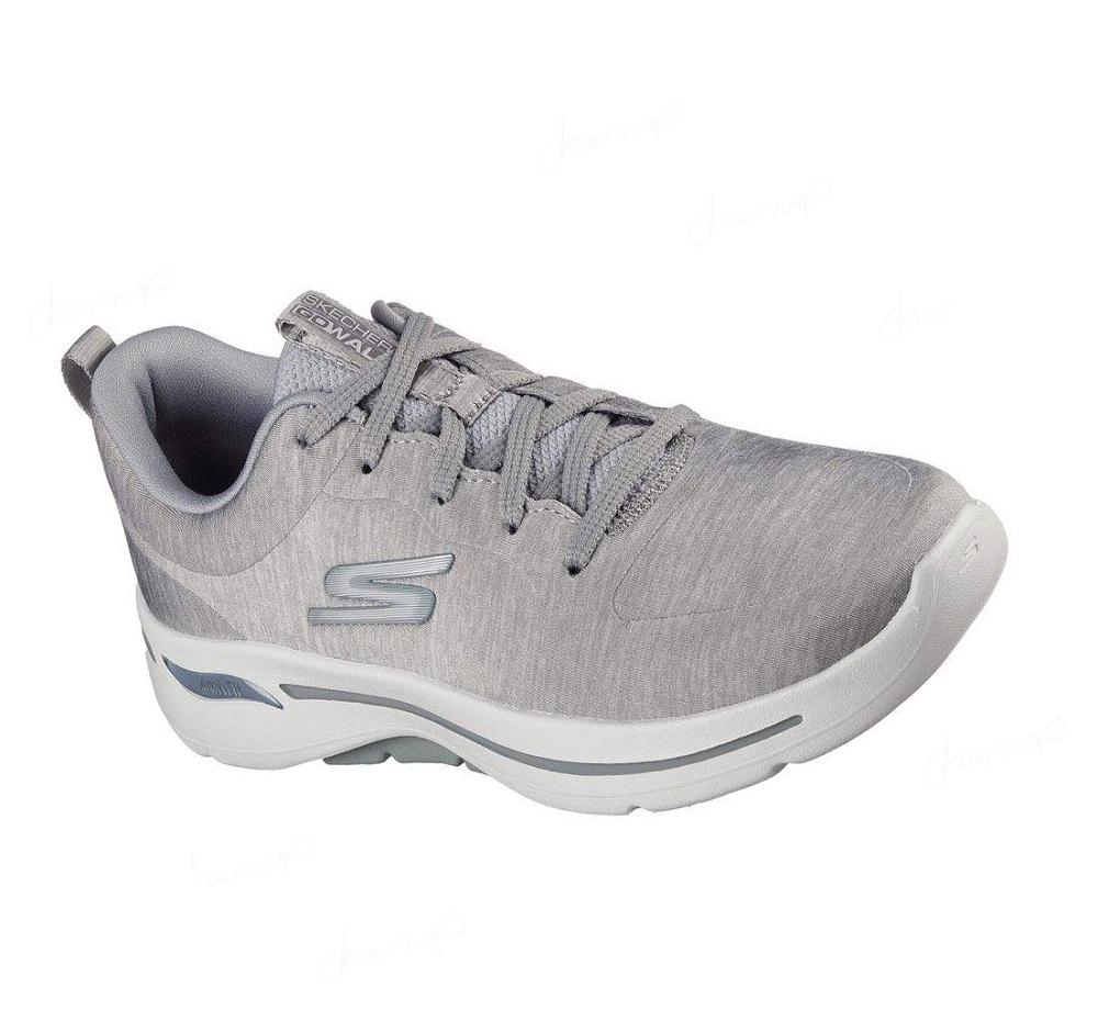 Zapatillas Para Caminar Skechers GOwalk Arch Fit - Moon Shadows Mujer Gris | 66T3D_AR