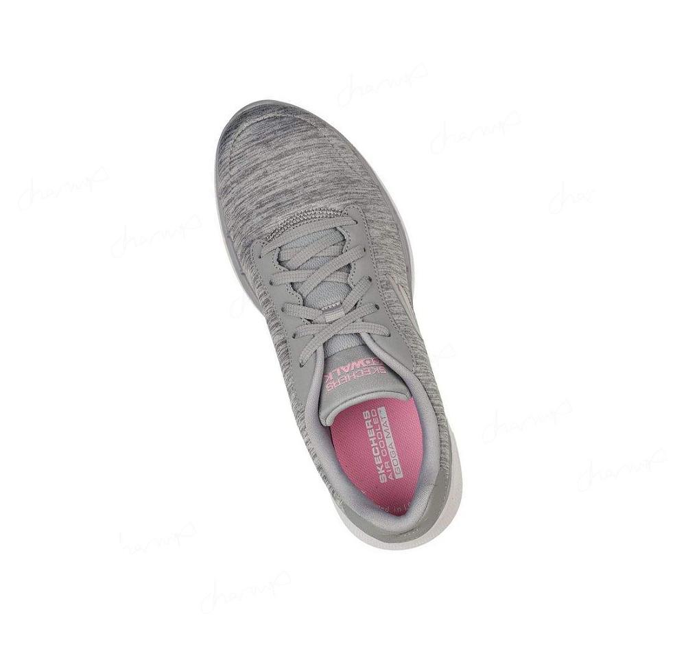 Zapatillas Para Caminar Skechers GOwalk 6 - Magic Melody Mujer Gris | 6A98A_AR