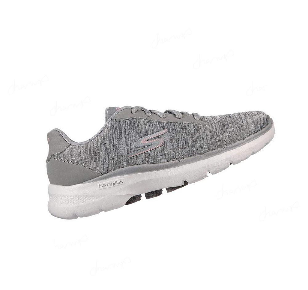 Zapatillas Para Caminar Skechers GOwalk 6 - Magic Melody Mujer Gris | 6A98A_AR