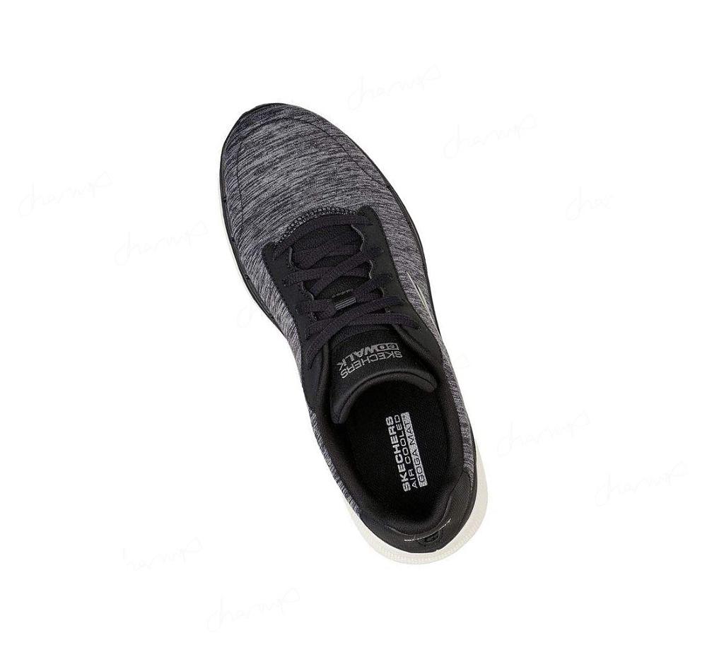 Zapatillas Para Caminar Skechers GOwalk 6 - Magic Melody Mujer Negras Blancas | 6AT3Q_AR