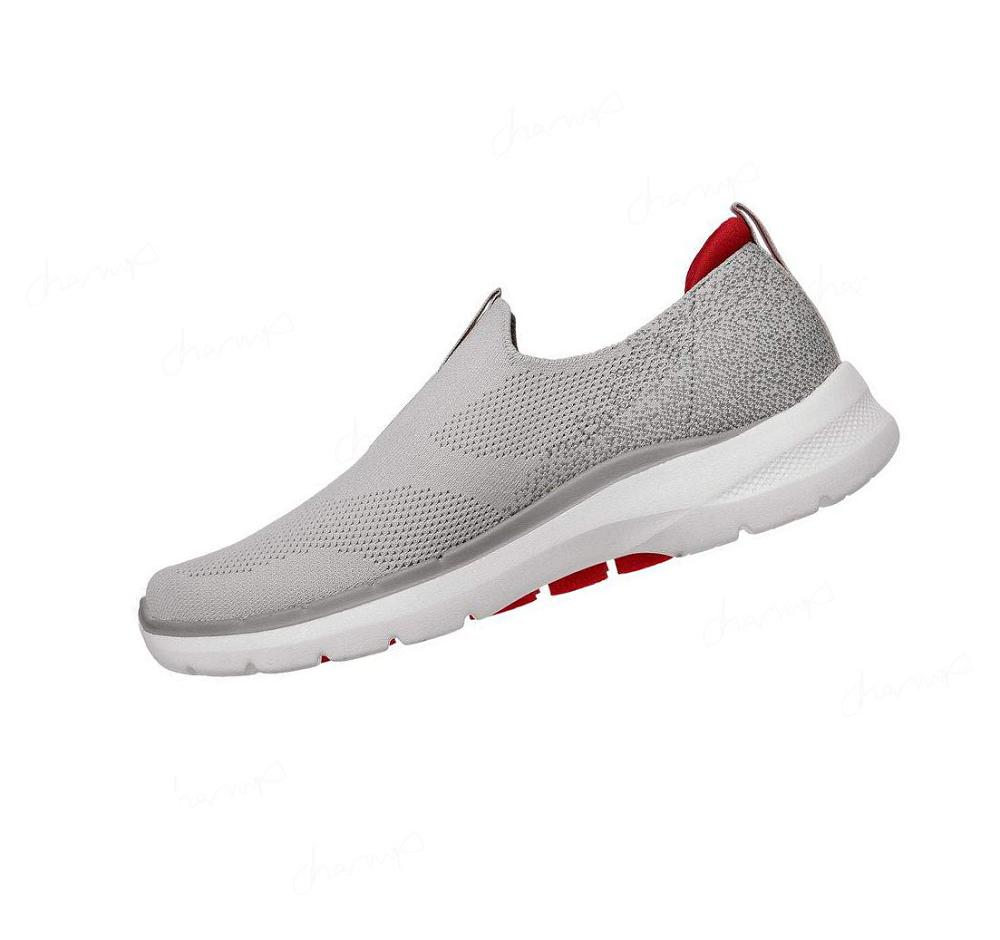 Zapatillas Para Caminar Skechers GOwalk 6 Hombre Gris Rojas | 8012W_AR