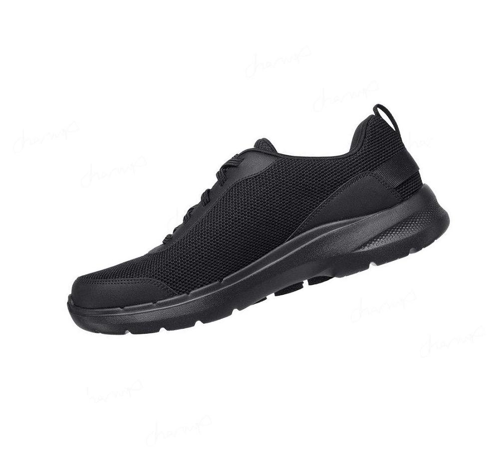 Zapatillas Para Caminar Skechers GOwalk 6 - Bold Knight Hombre Negras | 80390_AR