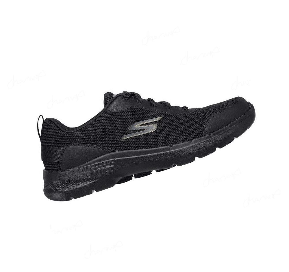 Zapatillas Para Caminar Skechers GOwalk 6 - Bold Knight Hombre Negras | 80390_AR