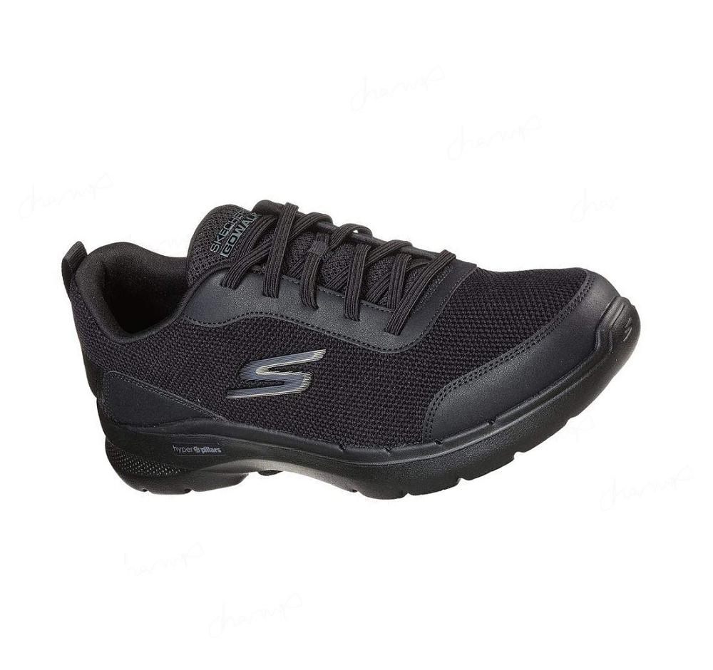 Zapatillas Para Caminar Skechers GOwalk 6 - Bold Knight Hombre Negras | 80390_AR