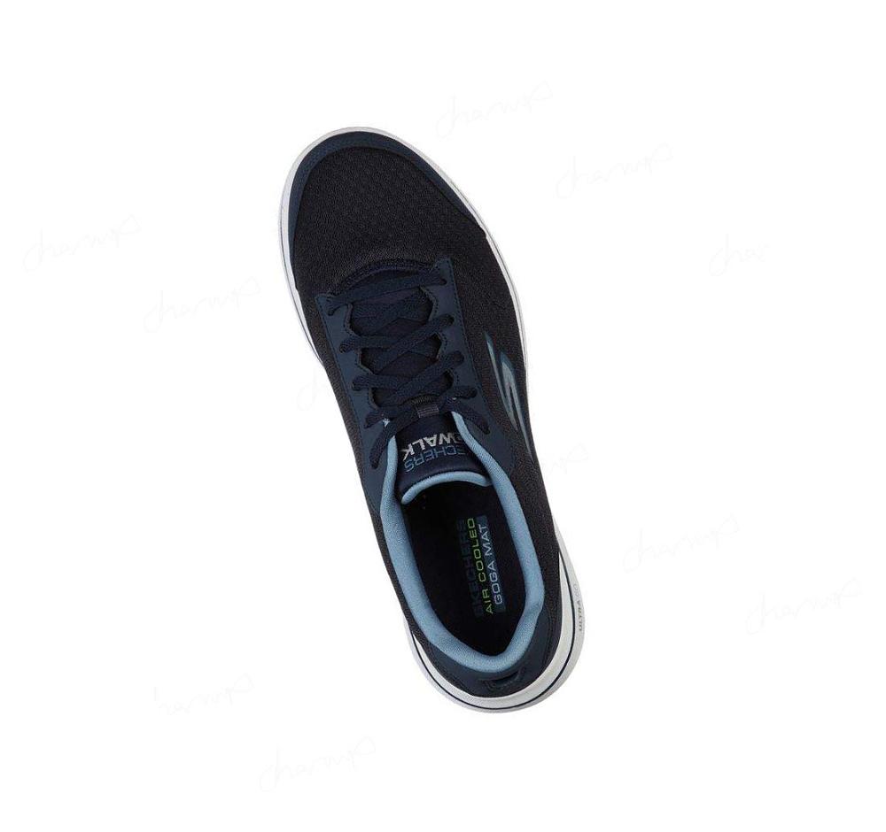 Zapatillas Para Caminar Skechers GOwalk 5 - Qualify Hombre Azul Marino | A03TA_AR