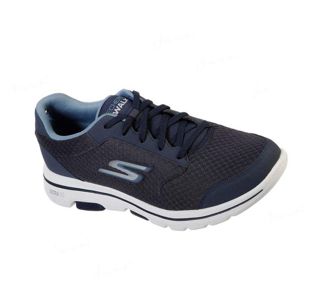 Zapatillas Para Caminar Skechers GOwalk 5 - Qualify Hombre Azul Marino | A03TA_AR