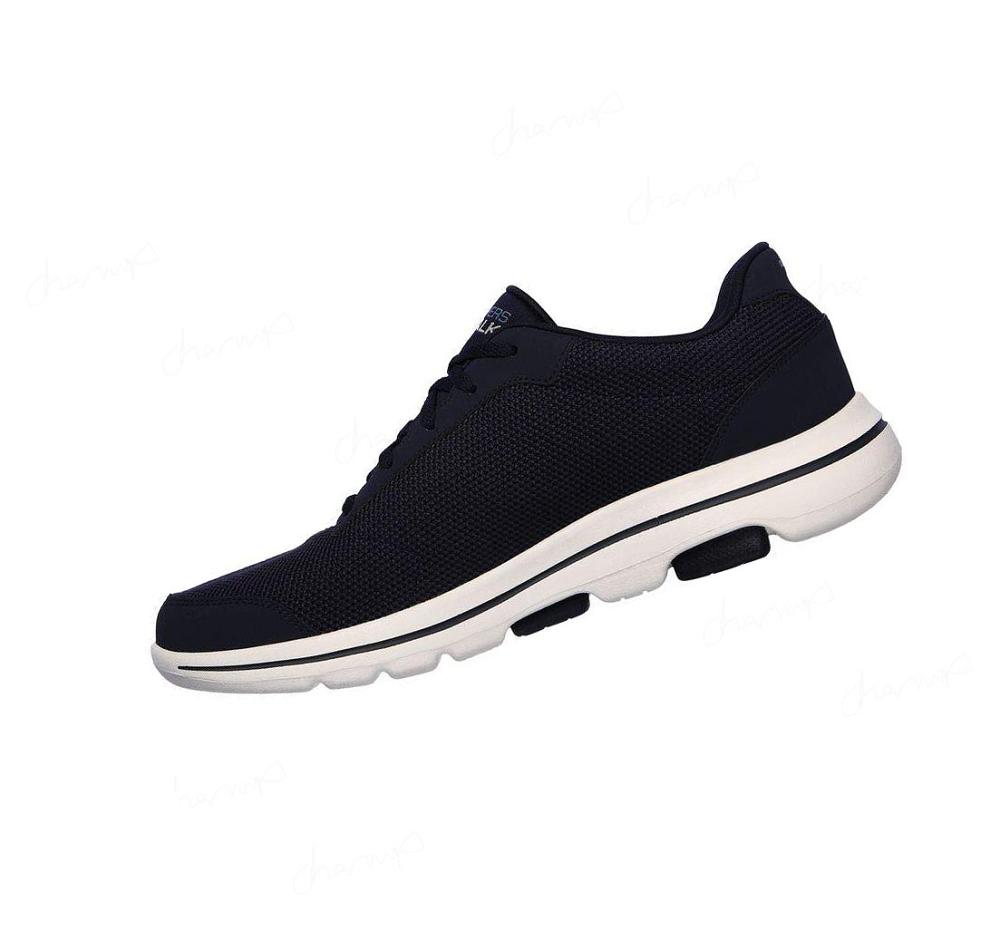 Zapatillas Para Caminar Skechers GOwalk 5 - Demitasse Hombre Azul Marino | A131D_AR