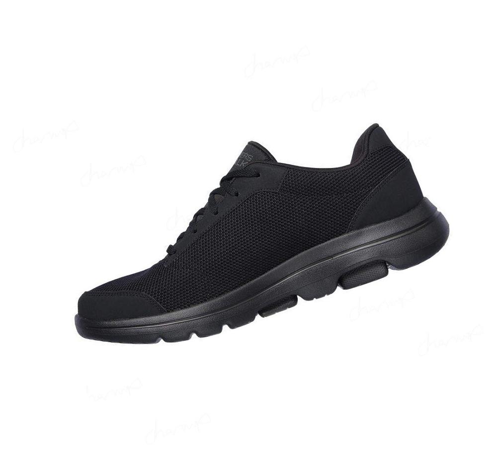 Zapatillas Para Caminar Skechers GOwalk 5 - Demitasse Hombre Negras | A156B_AR