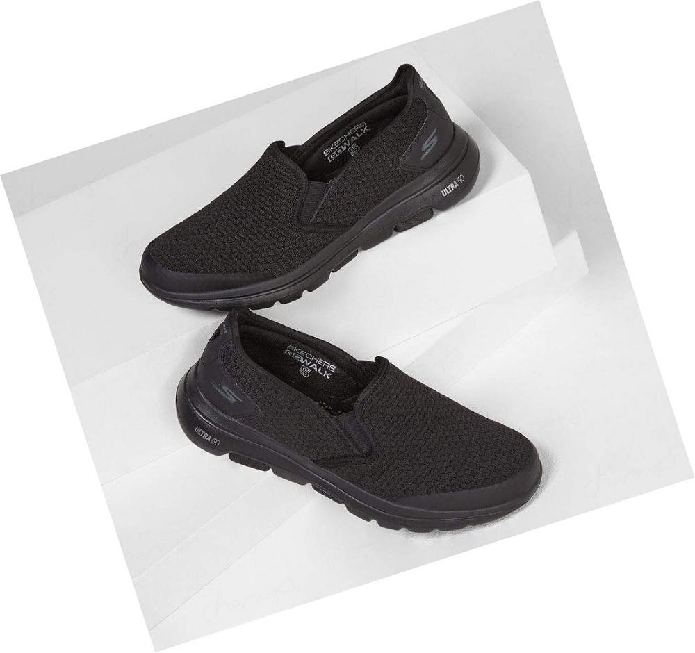 Zapatillas Para Caminar Skechers GOwalk 5 - Apprize Hombre Negras | A2565_AR