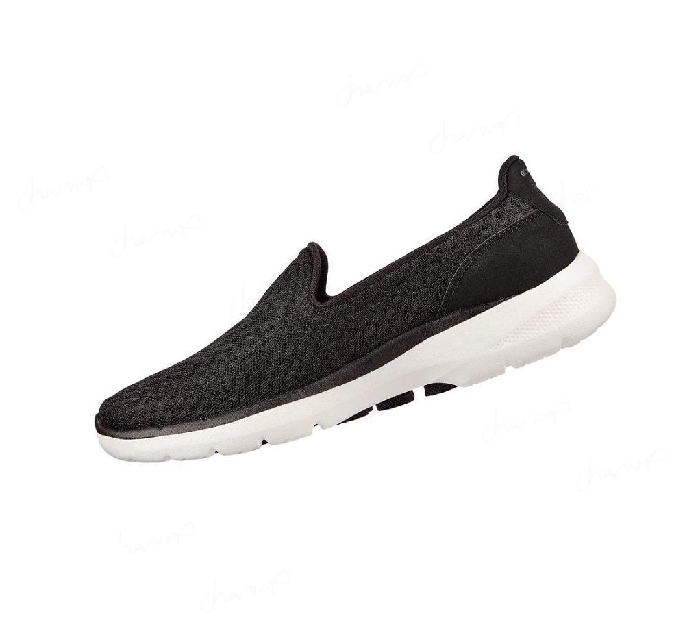 Zapatillas Para Caminar Skechers GOwalk 6 - Big Splash Mujer Negras Blancas | T322C_AR