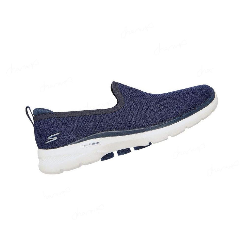 Zapatillas Para Caminar Skechers GOwalk 6 - Clear Virtue Mujer Azul Marino | T3590_AR