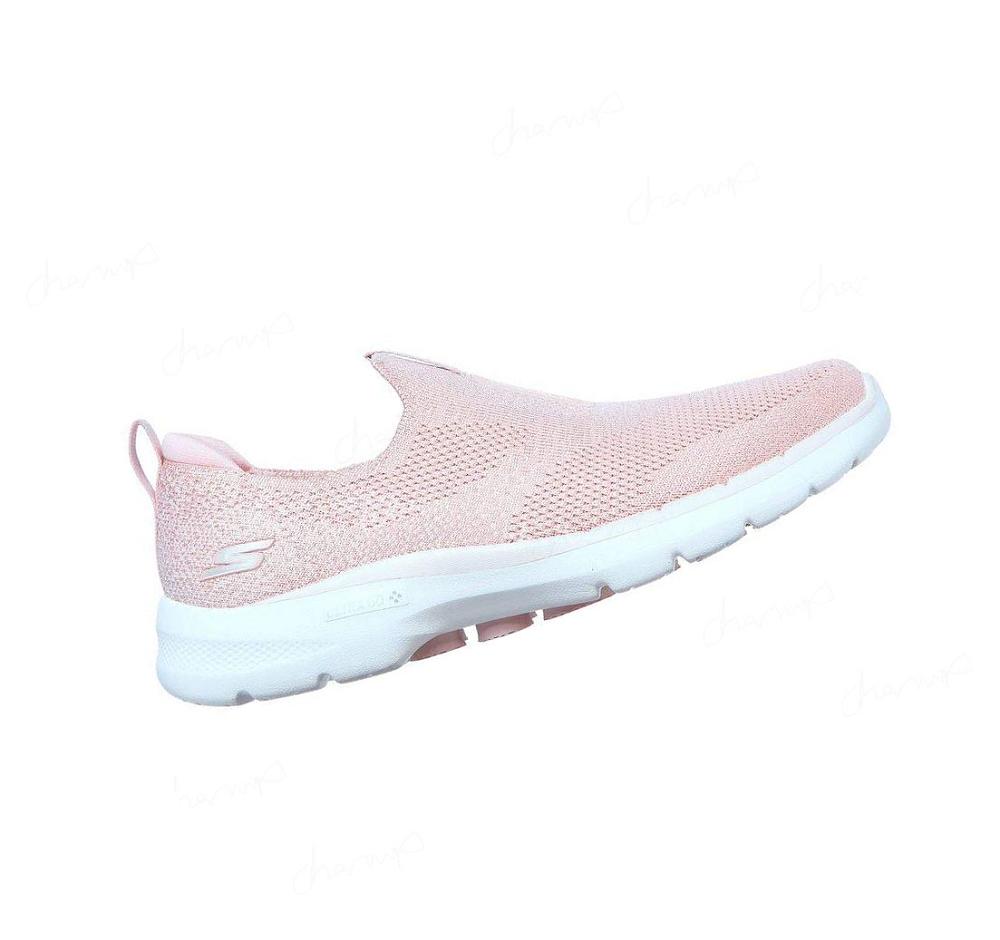 Zapatillas Para Caminar Skechers GOwalk 6 - Glimmering Mujer Rosas Claro | T39AS_AR