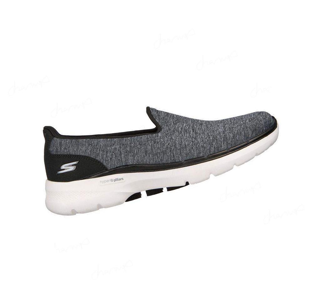 Zapatillas Para Caminar Skechers GOwalk 6 - Grand Horizon Mujer Negras Blancas | T39T8_AR