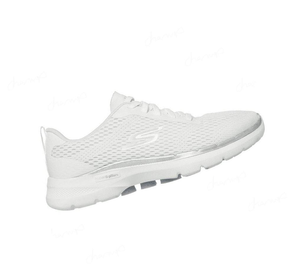 Zapatillas Para Caminar Skechers GOwalk 6 - Bold Vision Mujer Blancas | T3AA0_AR