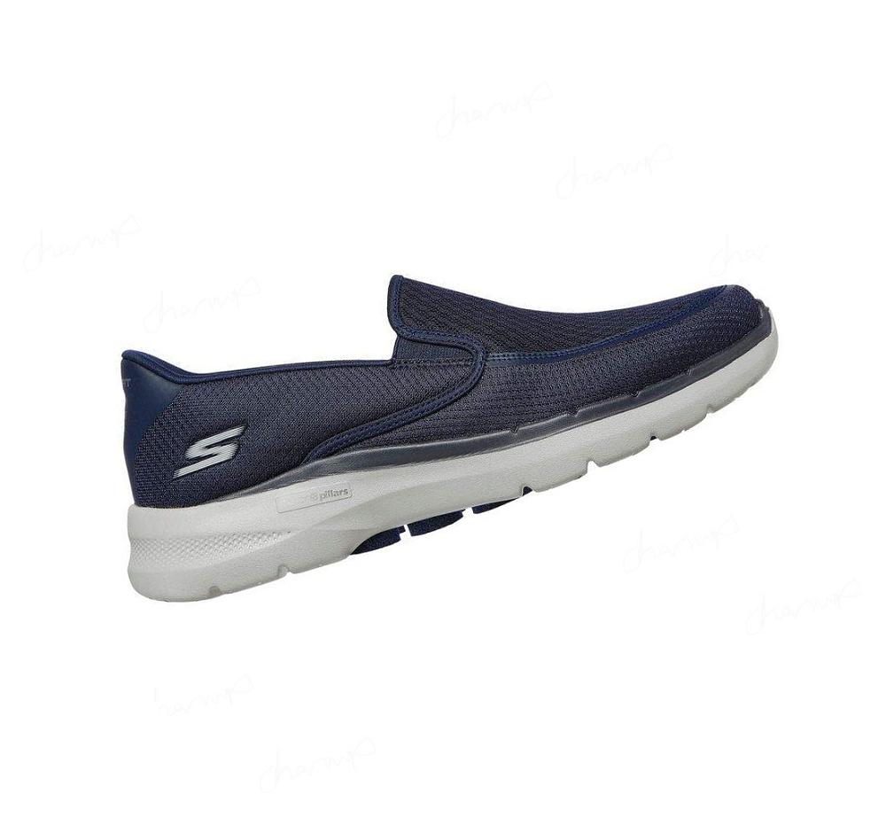 Zapatillas Para Caminar Skechers GOwalk 6 - Orva Hombre Azul Marino | T950R_AR