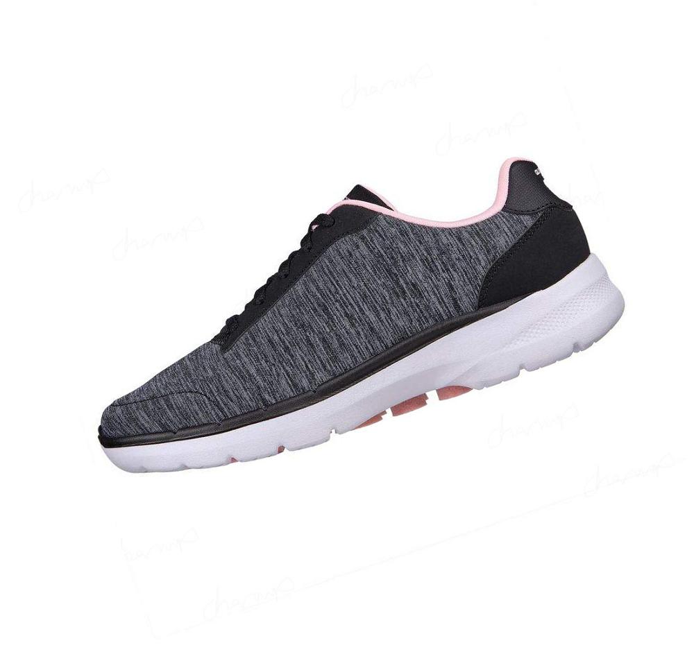 Zapatillas Para Caminar Skechers GOwalk 6 - Magic Melody Mujer Negras Rosas | TA09Q_AR