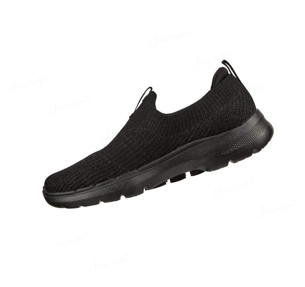 Zapatillas Para Caminar Skechers GOwalk 6 - Ocean Crystal Mujer Negras | TA19X_AR