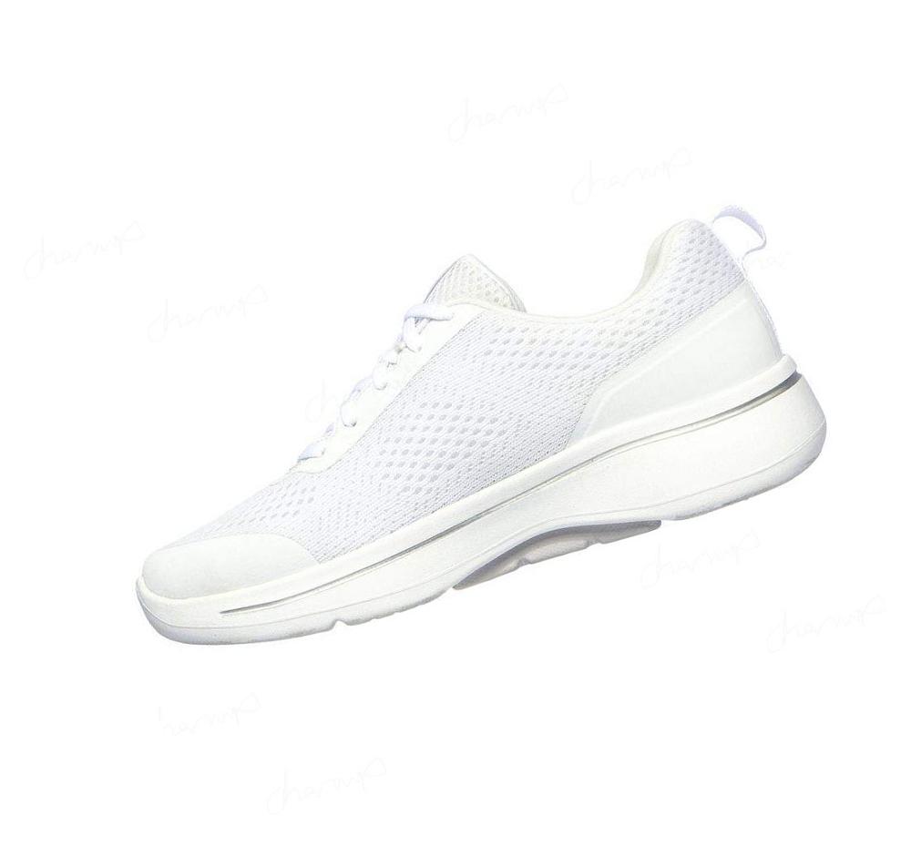 Zapatillas Para Caminar Skechers GOwalk Arch Fit - Motion Breeze Mujer Blancas Plateadas | TA69A_AR