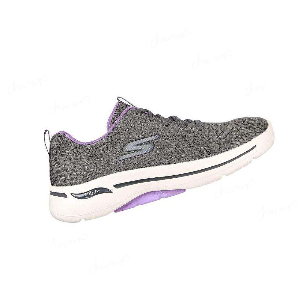 Zapatillas Para Caminar Skechers GOwalk Arch Fit - Unify Mujer Gris Lavanda | TA8AB_AR