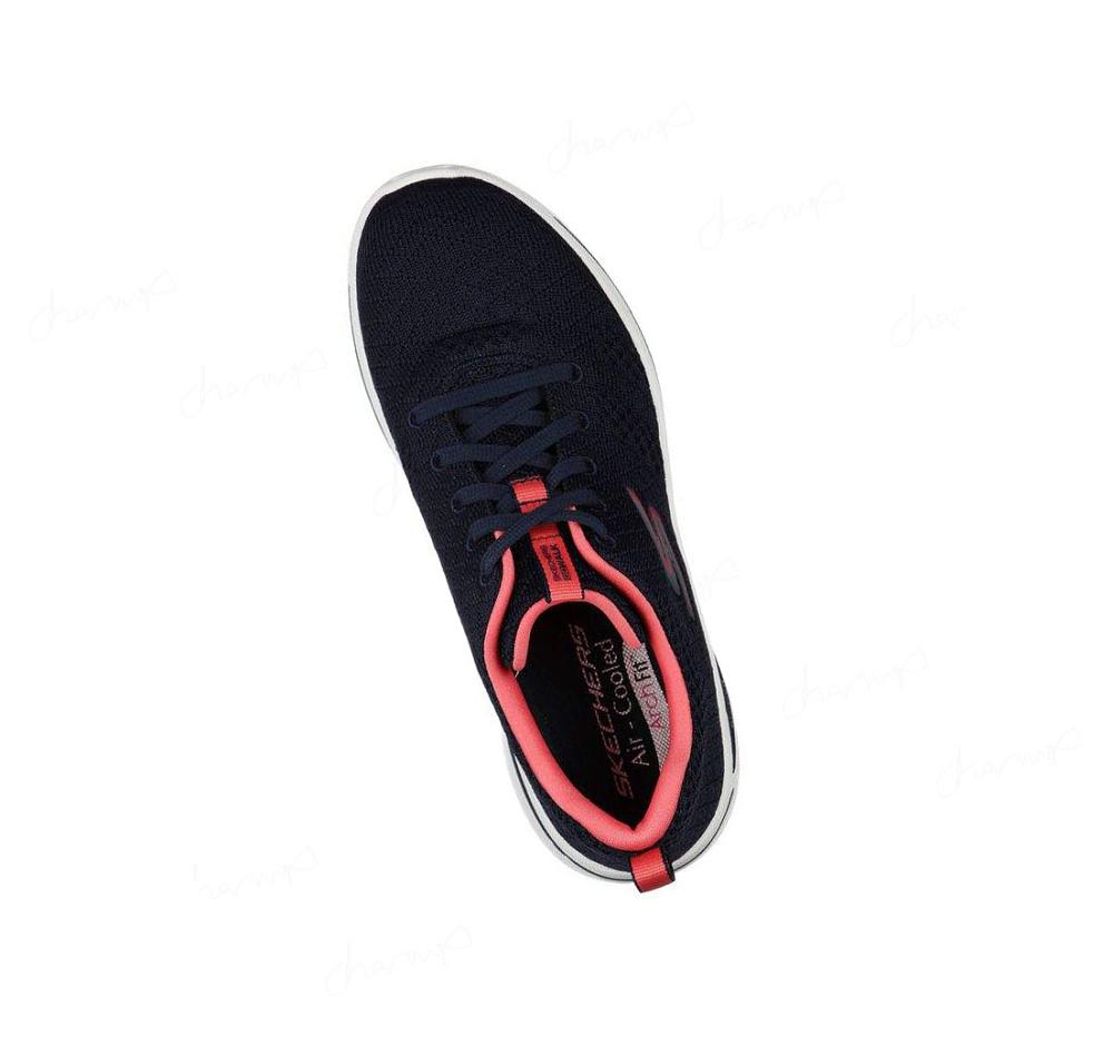 Zapatillas Para Caminar Skechers GOwalk Arch Fit - Unify Mujer Azul Marino Coral | TA9AL_AR