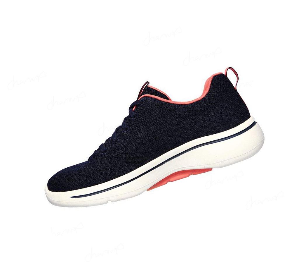 Zapatillas Para Caminar Skechers GOwalk Arch Fit - Unify Mujer Azul Marino Coral | TA9AL_AR